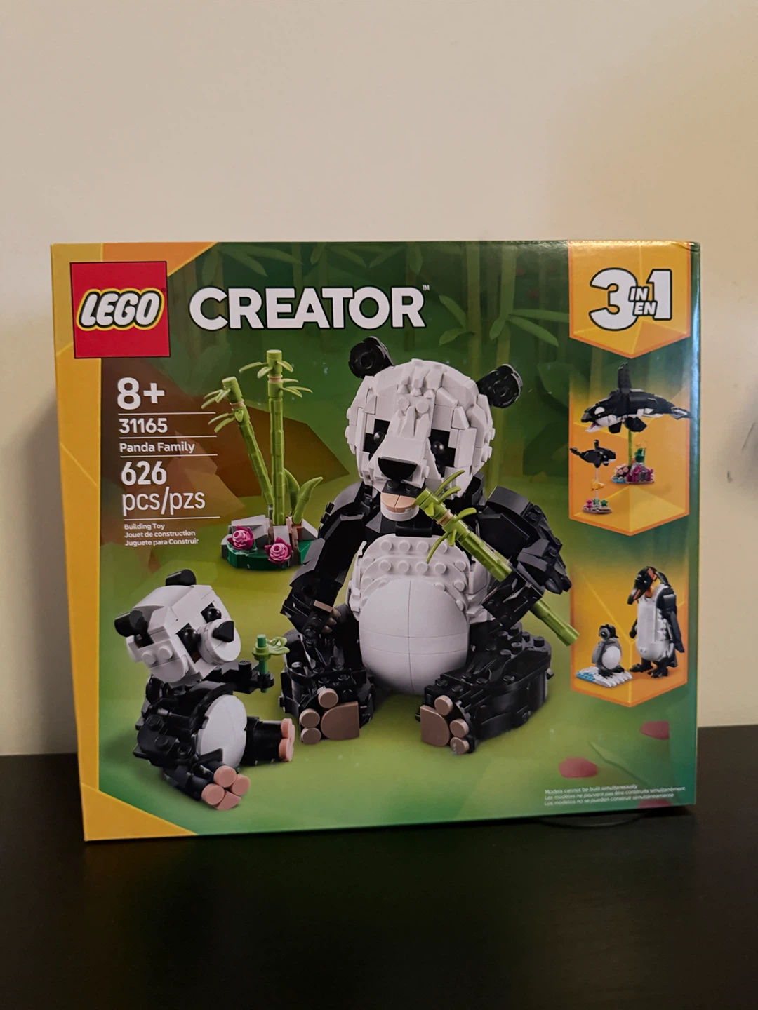 LEGO Creator 31165 Panda Family 3-in-1 Set