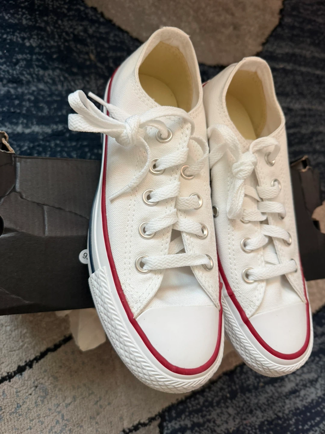 White Converse Chuck Taylor All Star Low Top Sneakers - photo 3