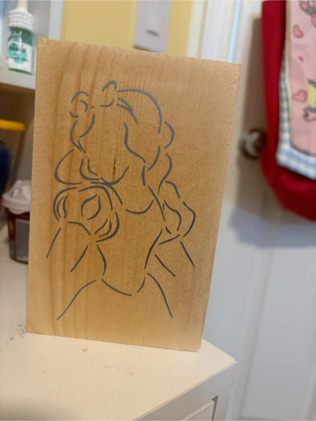 Wooden Block with Snow White - photo 3