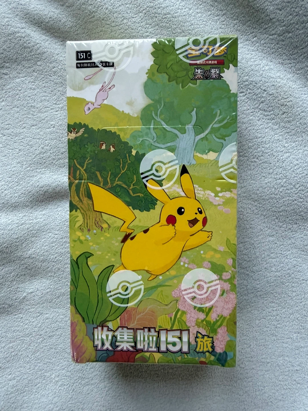 Pokemon TCG S-Chinese 151C Journey Slim Box Pikachu
