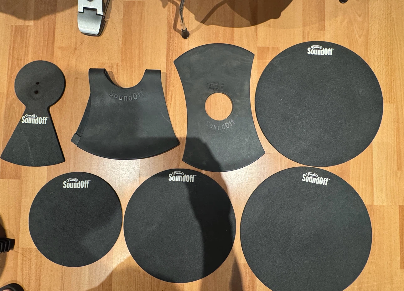 Pearl Roadshow Drum Set + Evans SoundOff Pads - photo 4