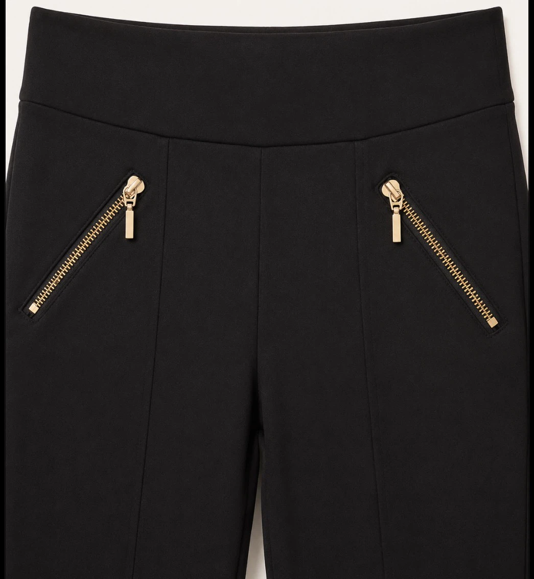 Black Pants with Gold Zippers - photo 2