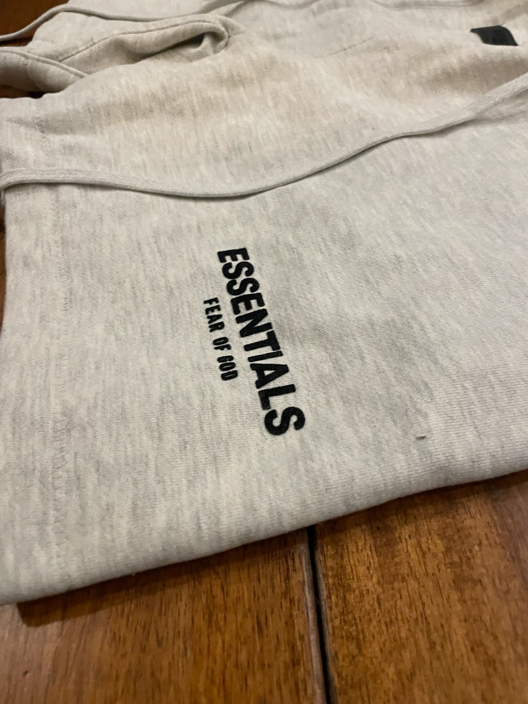 Essentials Shorts - Medium (Light Oatmeal/White) - photo 3