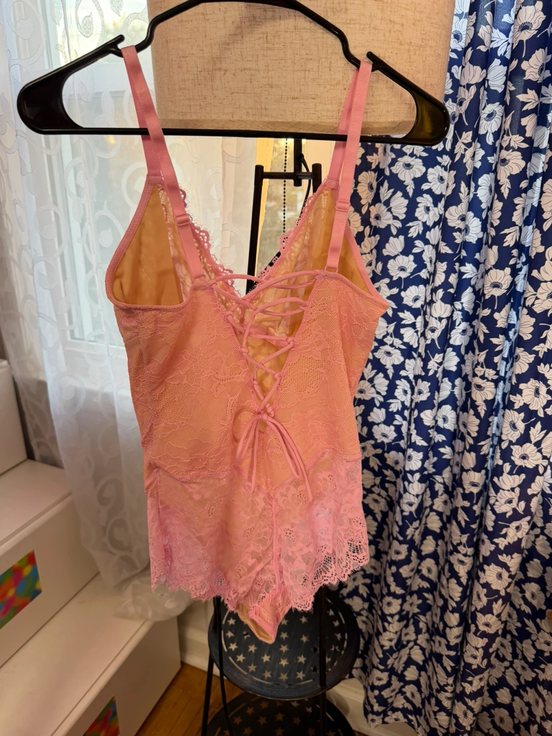 Pink Lace Teddy Bodysuit - photo 3