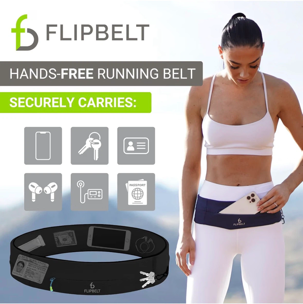 FlipBelt Running & Fitness Workout Belt - photo 2