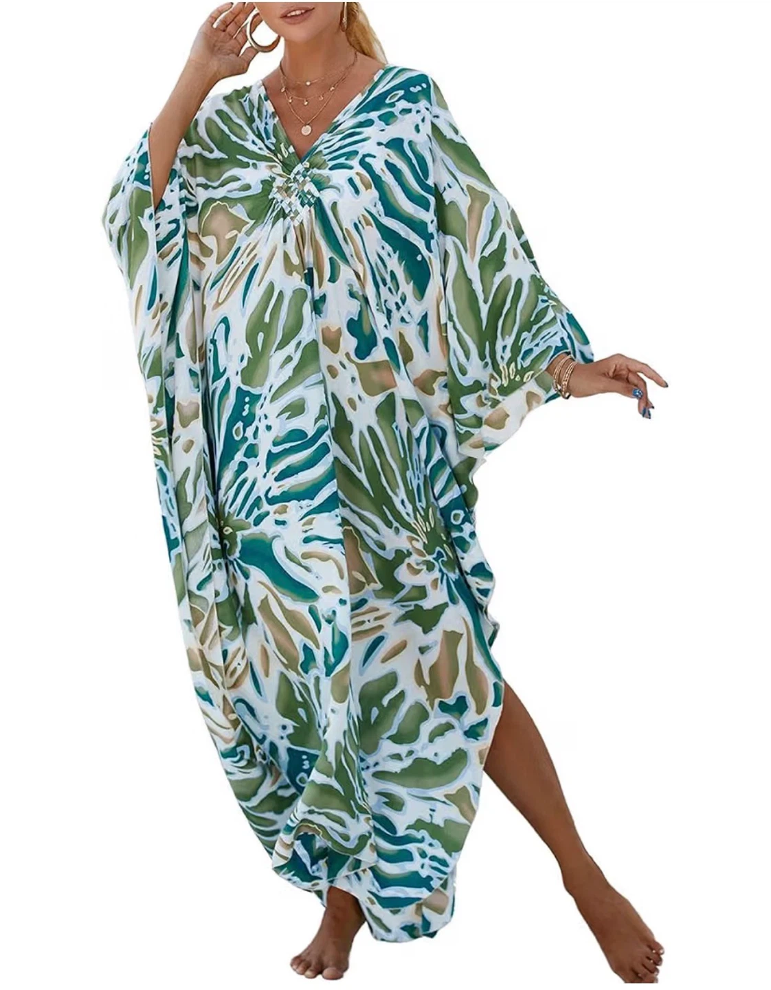 Bsubseach Kaftan Dresses Cover Up