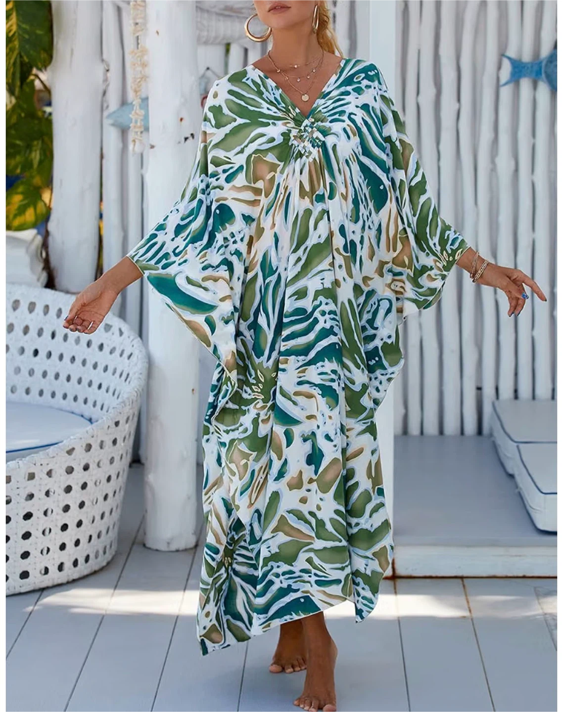 Bsubseach Kaftan Dresses Cover Up - photo 2