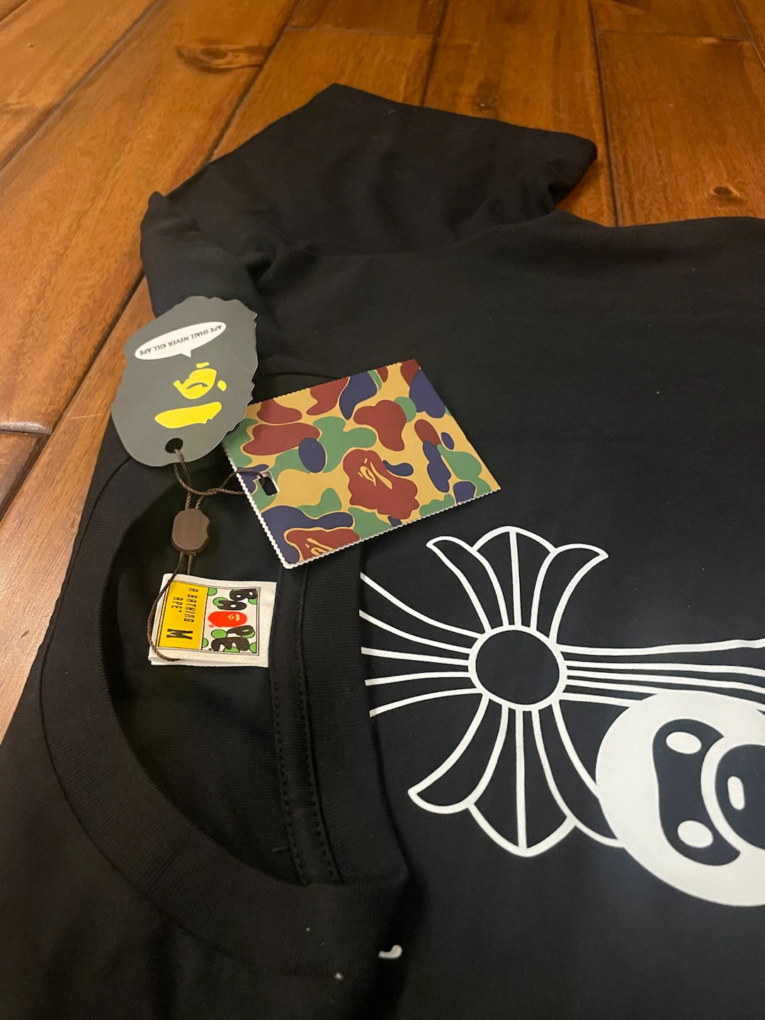 BAPE x Chrome Hearts T - Shirt (Size Medium) - photo 3