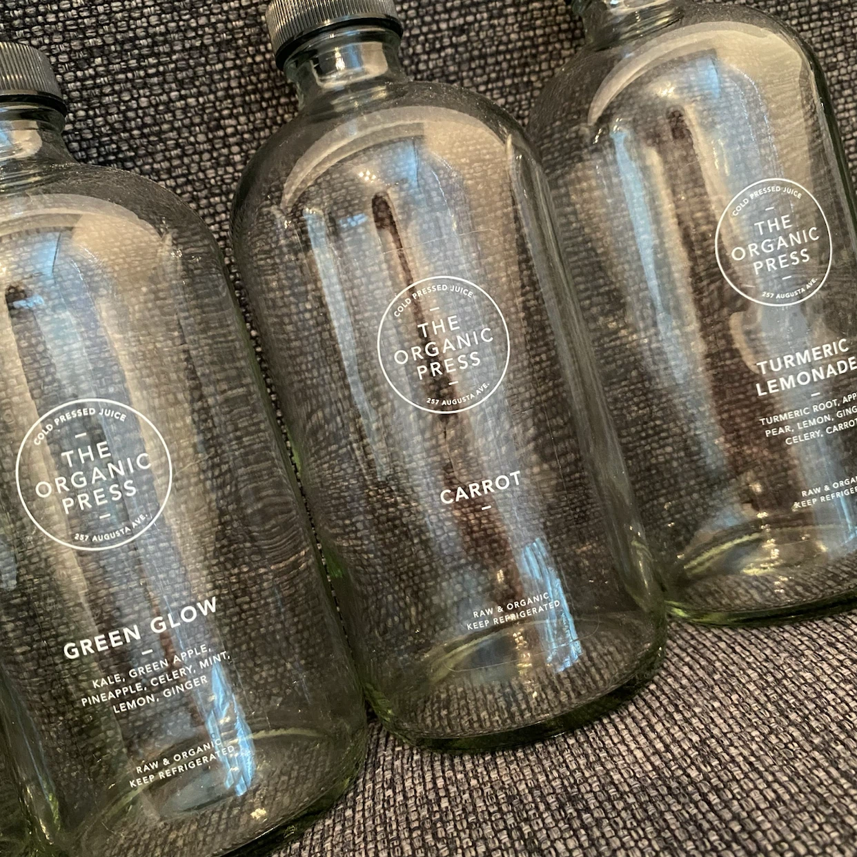 The Organic Press Glass Juice Bottles (Set of 9) - photo 3