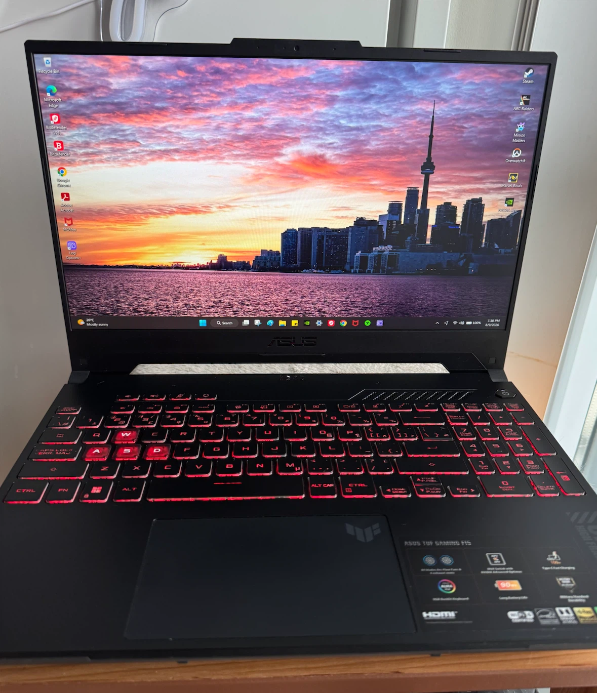 ASUS TUF Gaming F15 (rtx 4050)