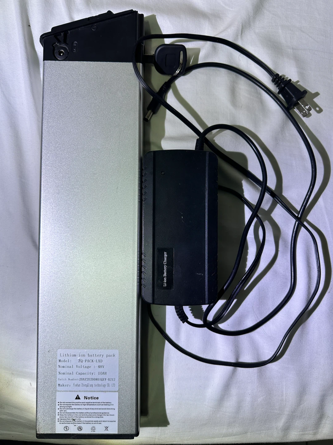 E-bike battery 48V 10AH