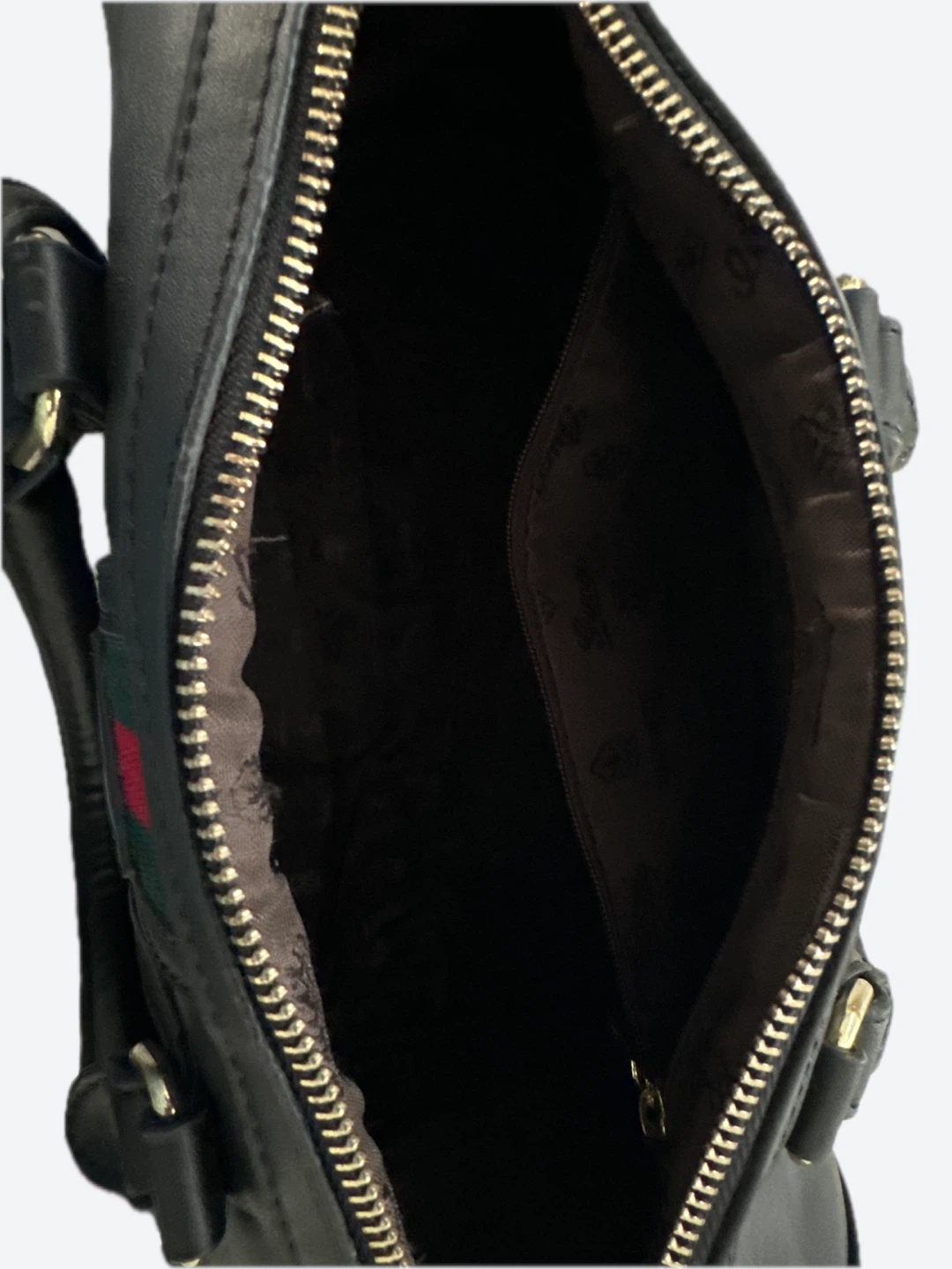 Black Gucci Leather Duffle Bag - photo 2