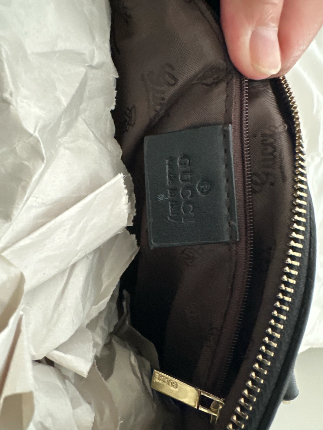 Black Gucci Leather Duffle Bag - photo 3