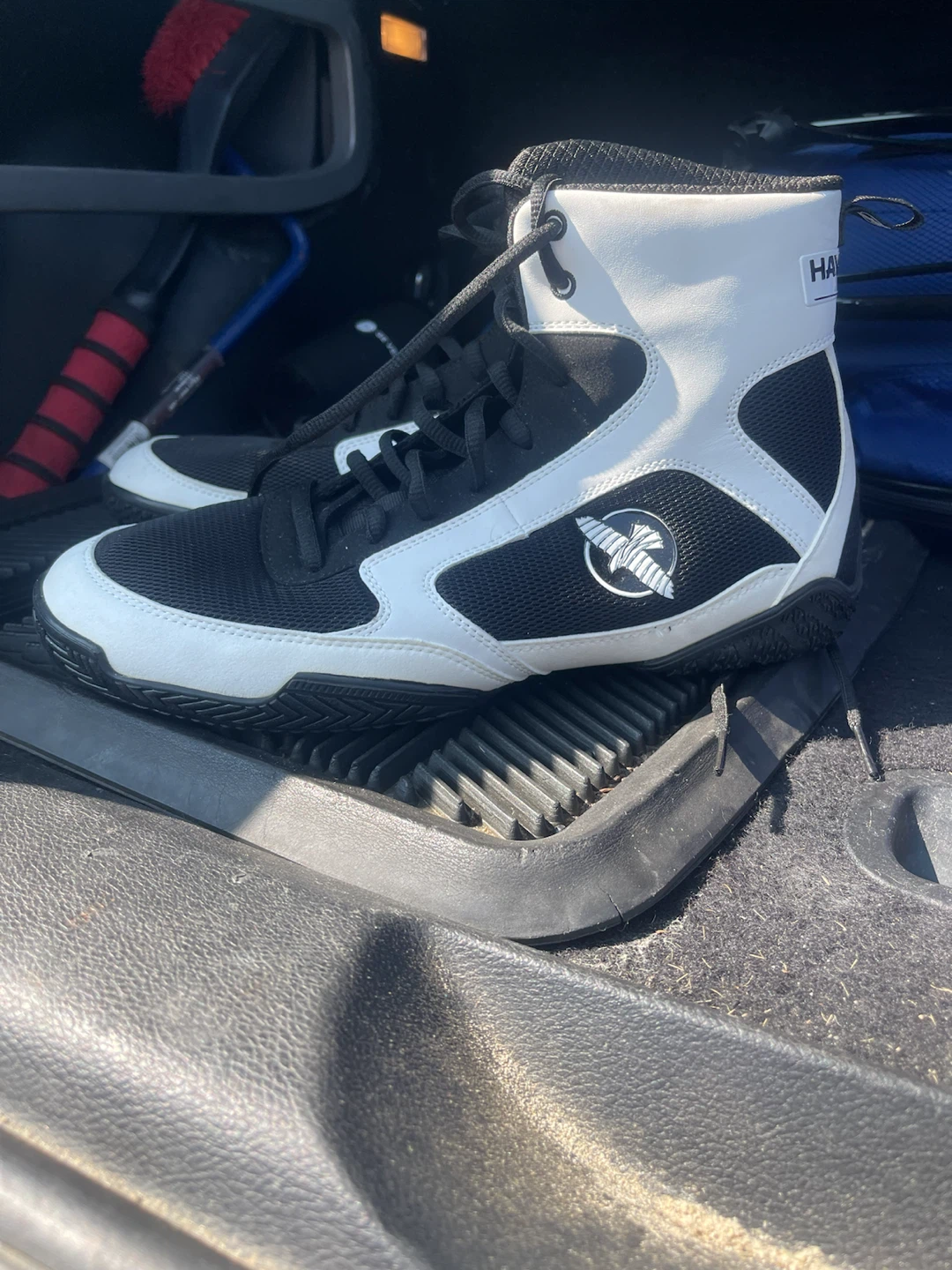 Hayabusa Wrestling Shoes Black/White