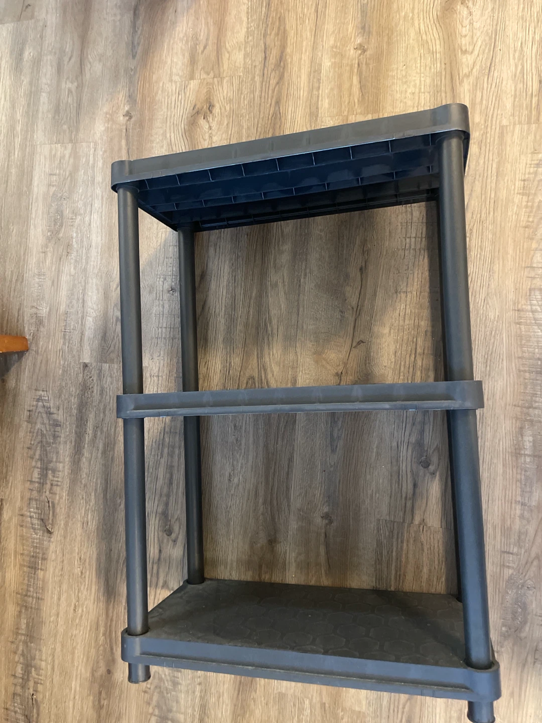 Moving Sale - Plastic Shelving Unit, 3 Tier
