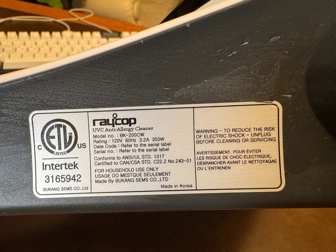 Raycop UVC Anti-Allergy Mattress & Bedding Cleaner - photo 4