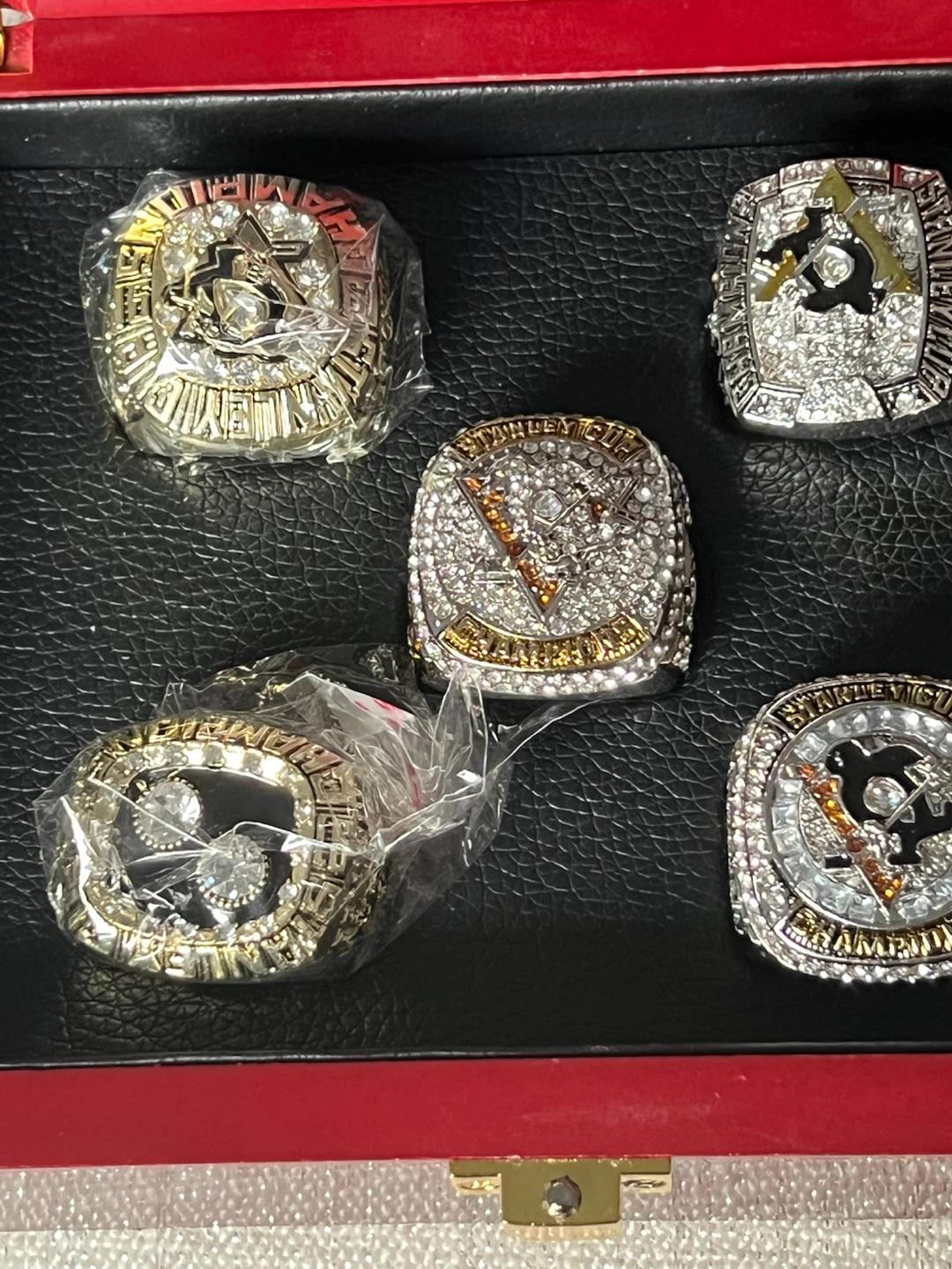 Pittsburgh Penguins Stanley Cup Championship Rings Set(REPLICA) - photo 2