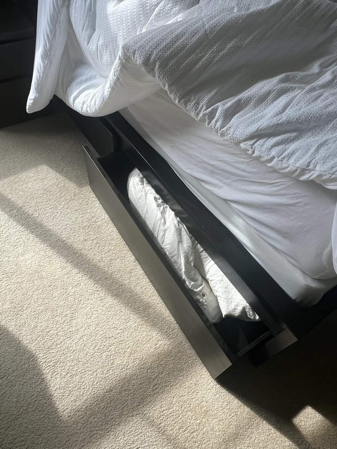 IKEA Queen Size bed frame with storage - photo 3