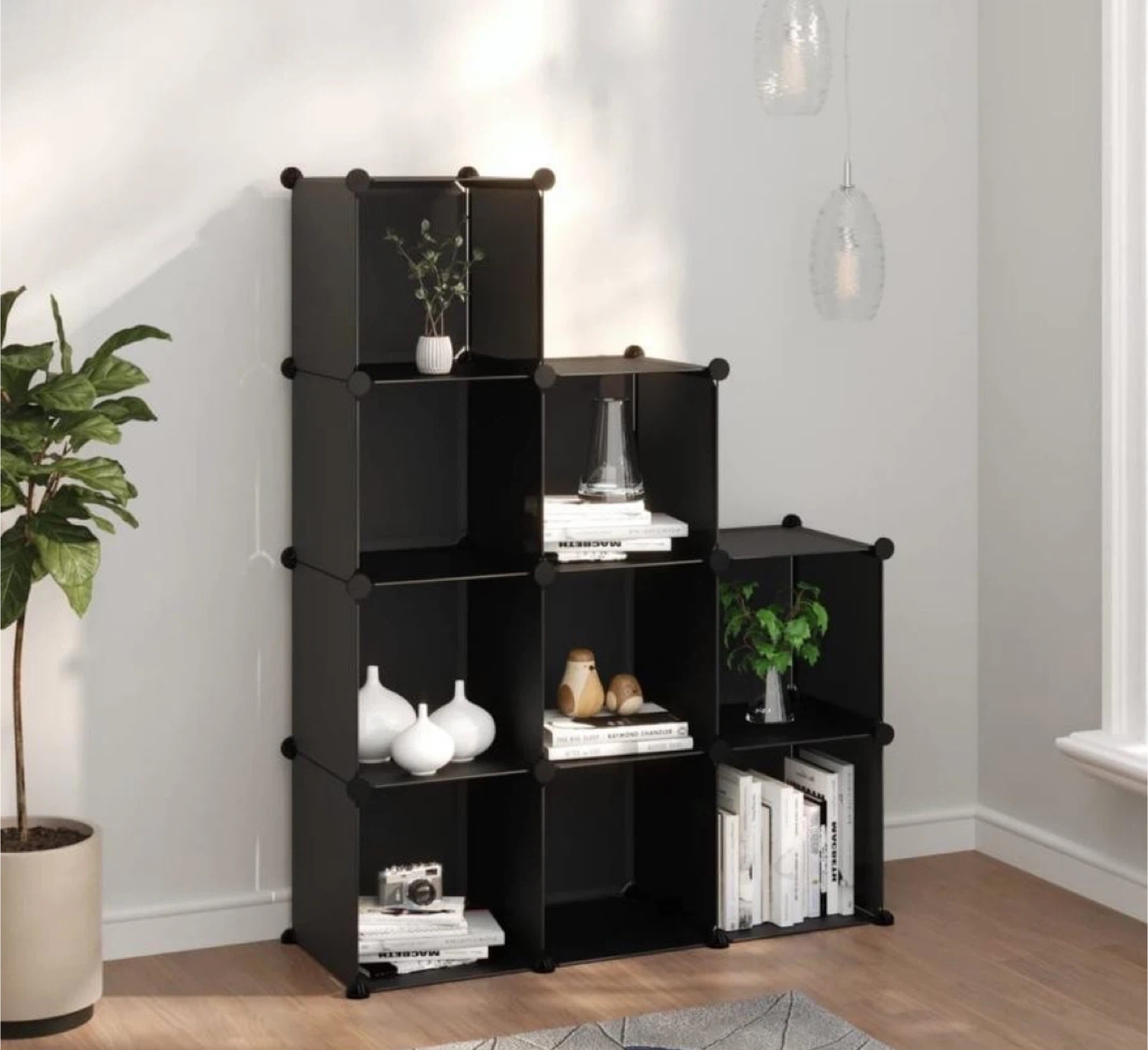 Black Cube Storage 9 Units