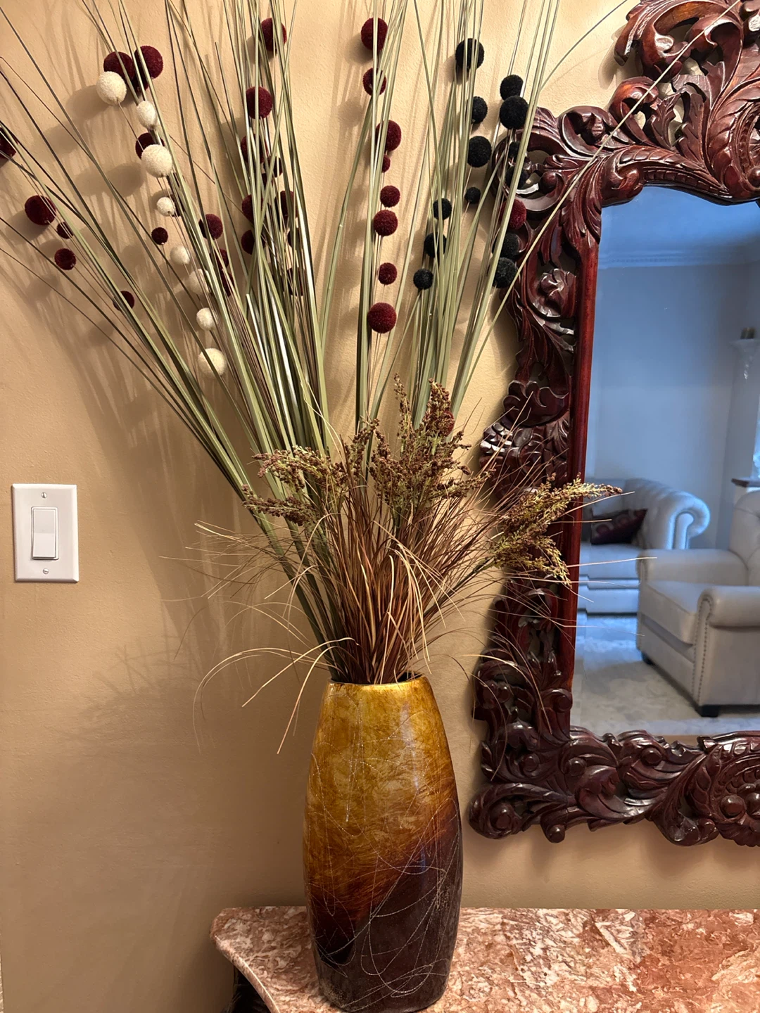 Decorative Vase 1.5’ tall