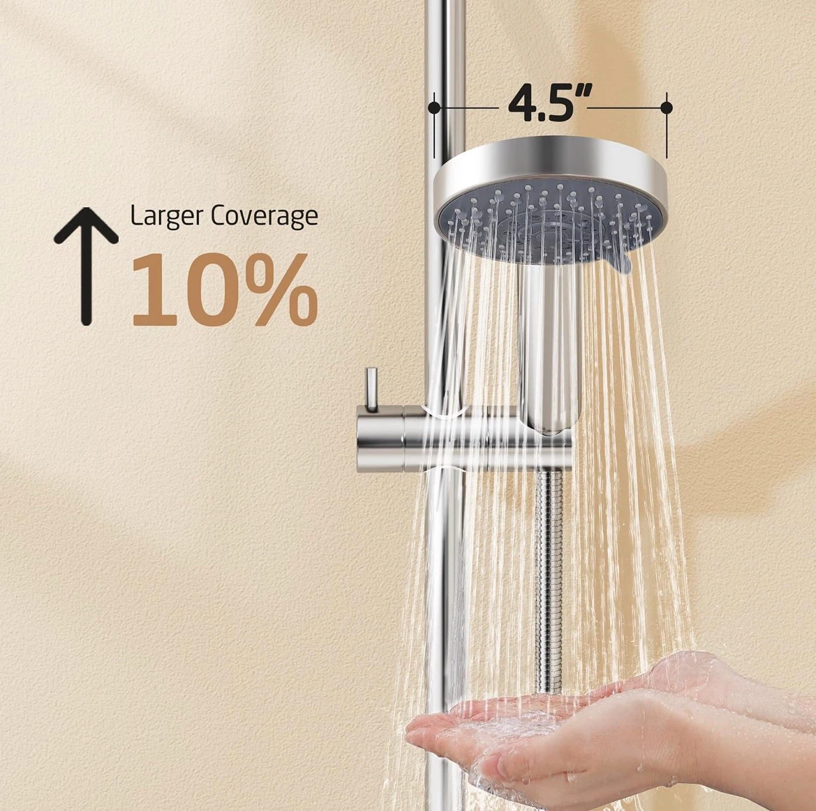 Shower Slide Bar Kit with Handheld Showerhead