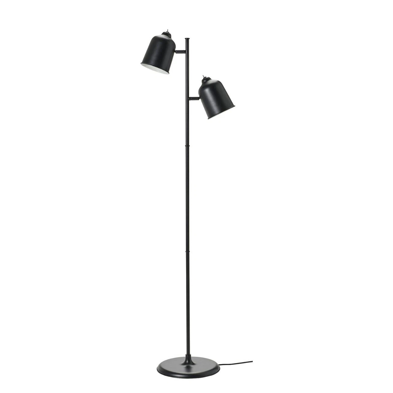 Black Double Head Floor Lamp
