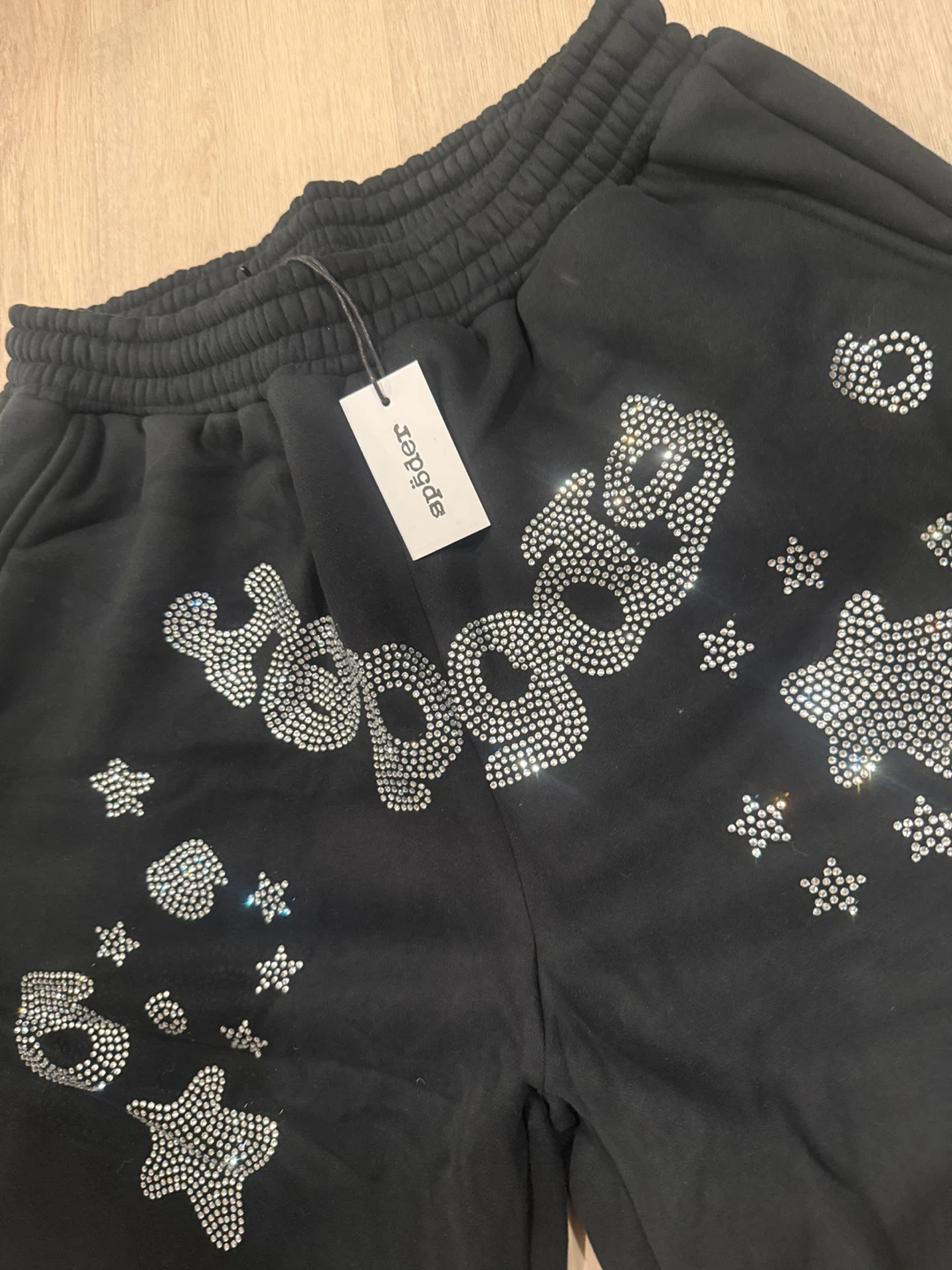 Sp5der sweat shorts size small - photo 2
