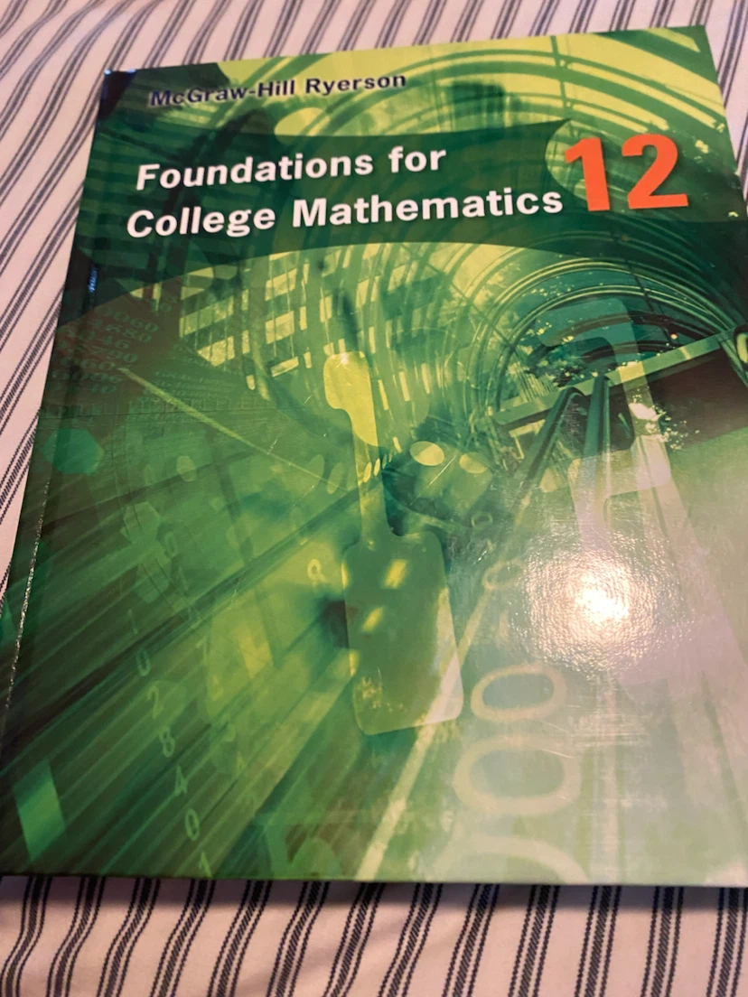 Foundations for College Math 12  new