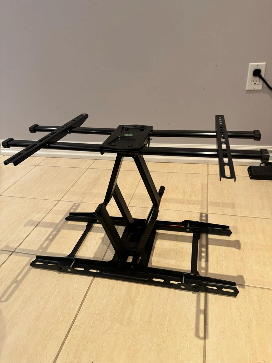Black Full Motion TV Wall Mount