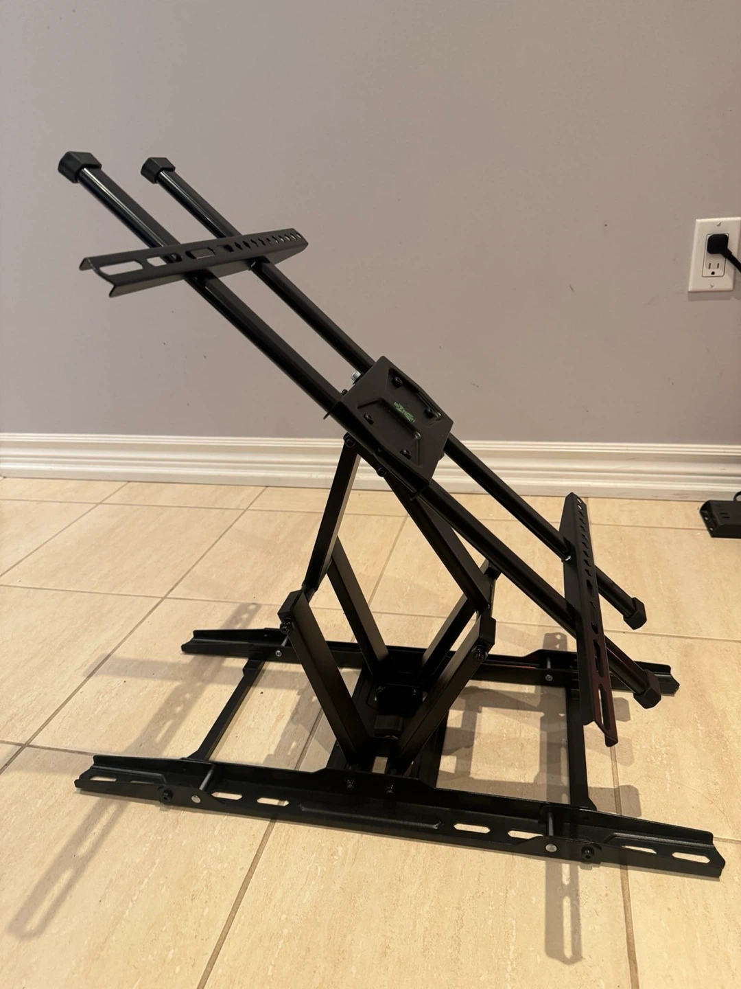 Black Full Motion TV Wall Mount - photo 2