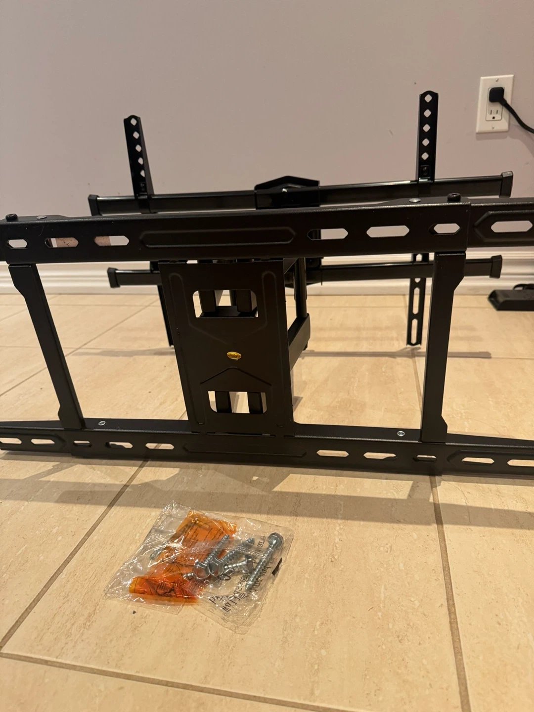 Black Full Motion TV Wall Mount - photo 3