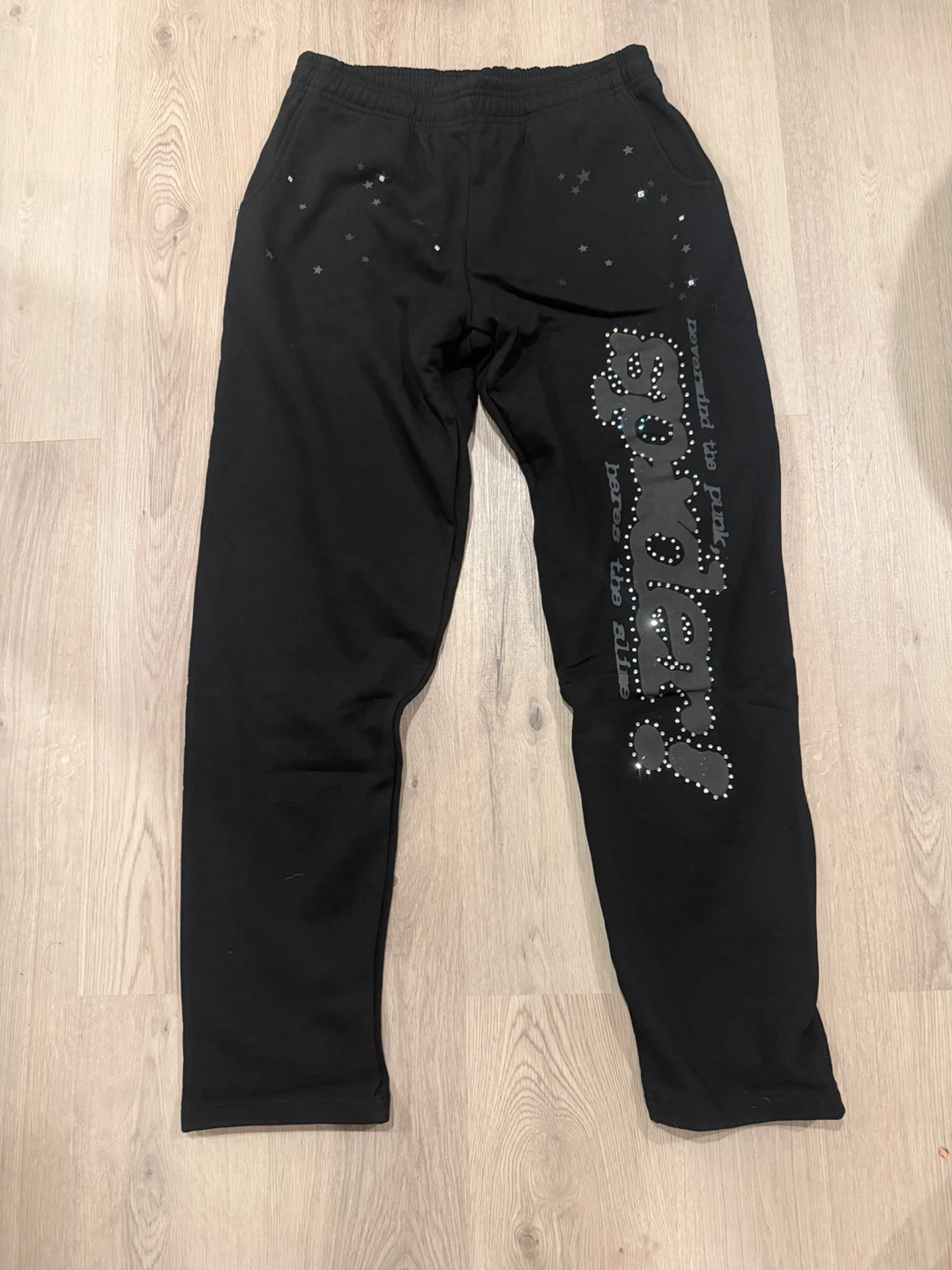 Sp5der sweats rhinestone size medium