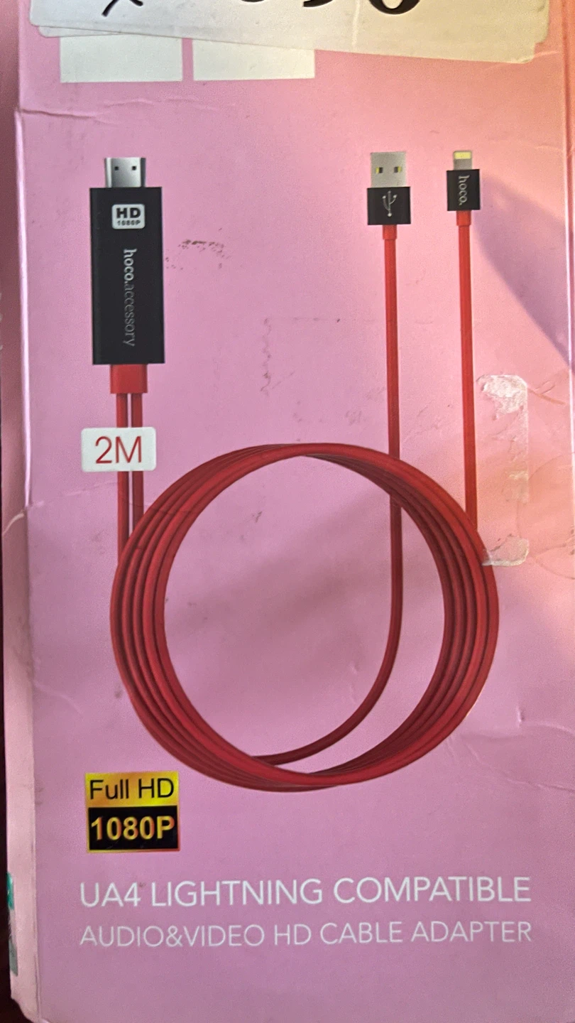 HOCO UA4 Lightning Compatible Audio&Video HD Cable Adapter - photo 4