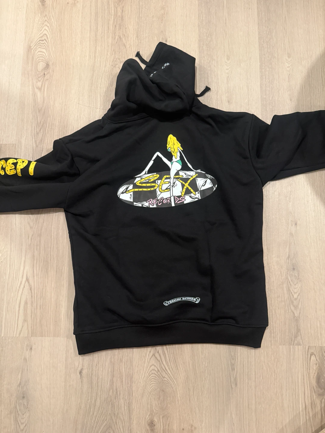 Chrome Hearts "SEX RECORDS" Hoodie - photo 2
