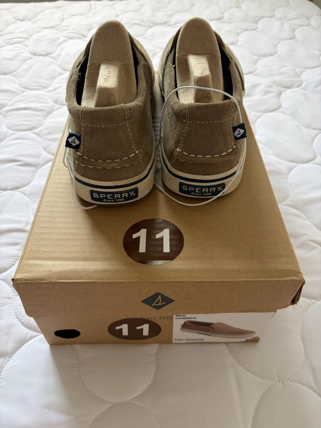 Sperry Men's Slip-On Shoes - Tan Size 11
