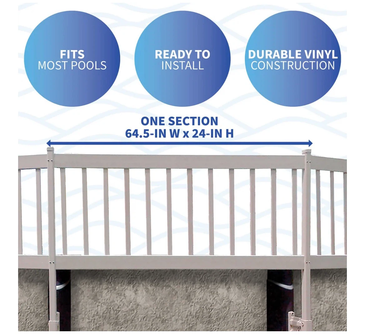 Blue Wave Above-Ground Pool Fence Kit - photo 2