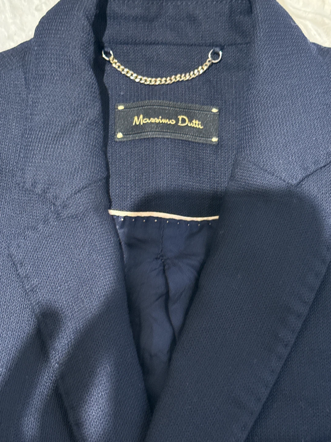 Massimo Dutti Navy Blazer-Italian Fabric - photo 2