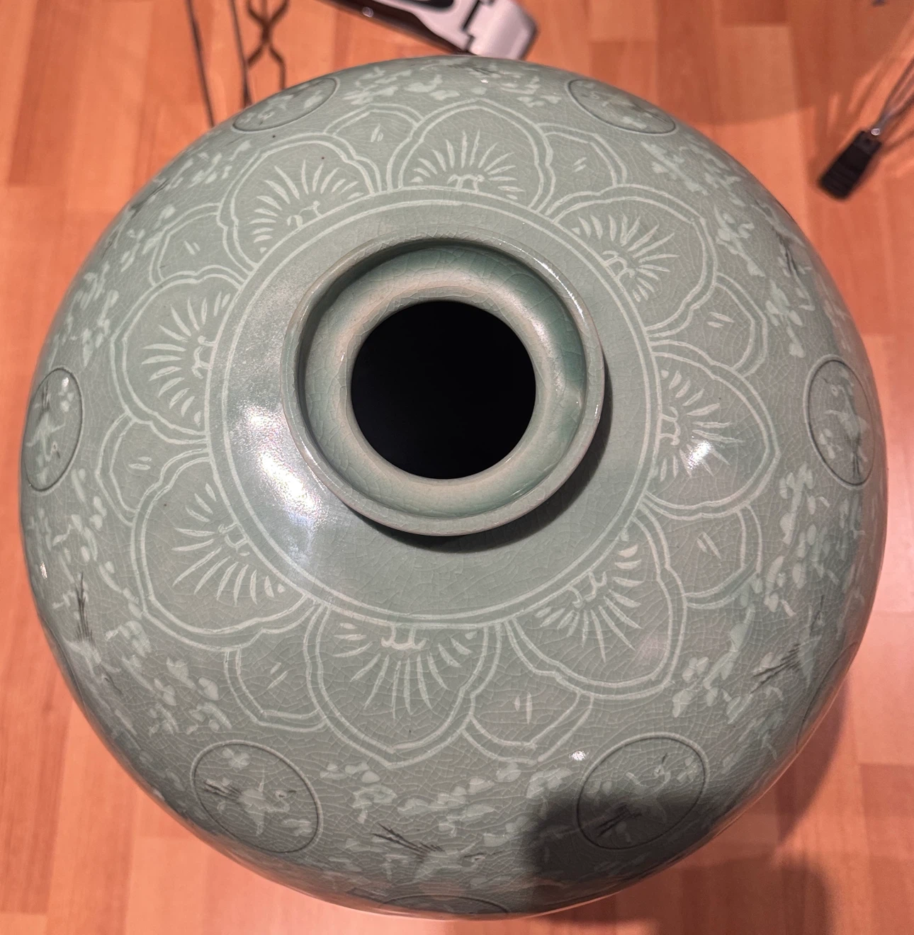 Korean Celadon Style Decorative Vase – Replica - photo 3