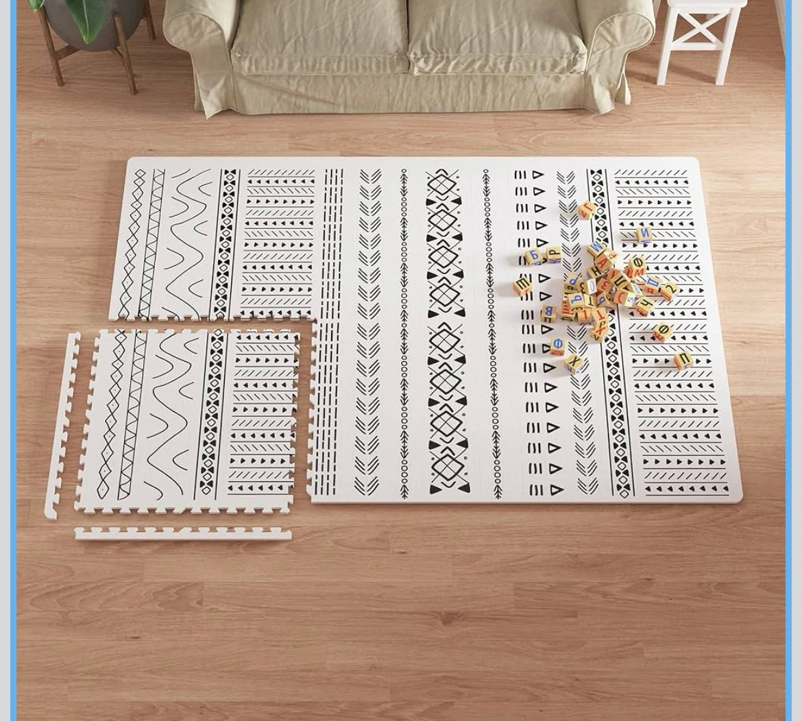 Play Mat - 72" x 48" - Tribal Pattern