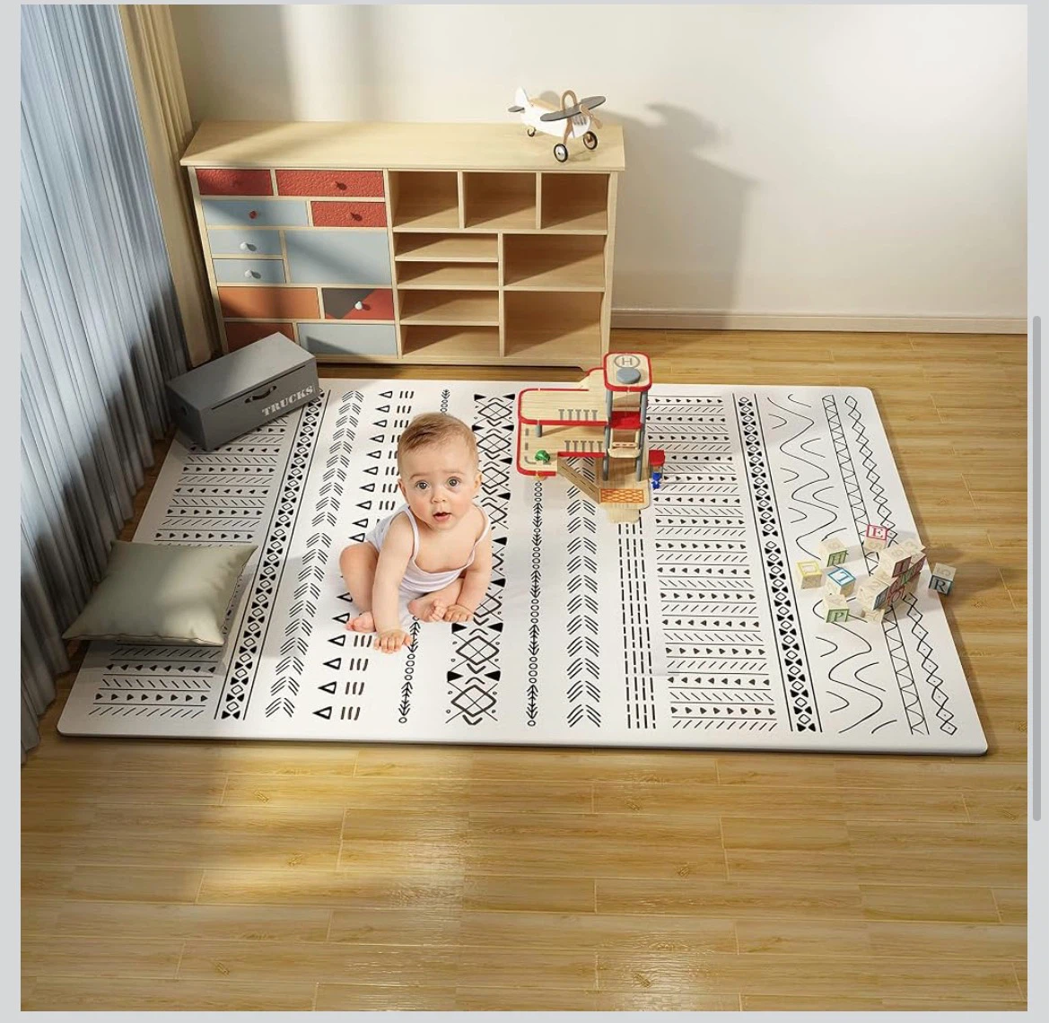 Play Mat - 72" x 48" - Tribal Pattern - photo 4