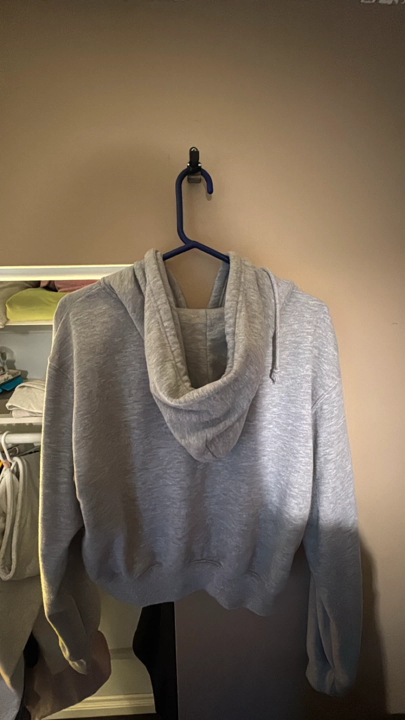 Ardene Grey Zip-Up Hoodie - photo 3