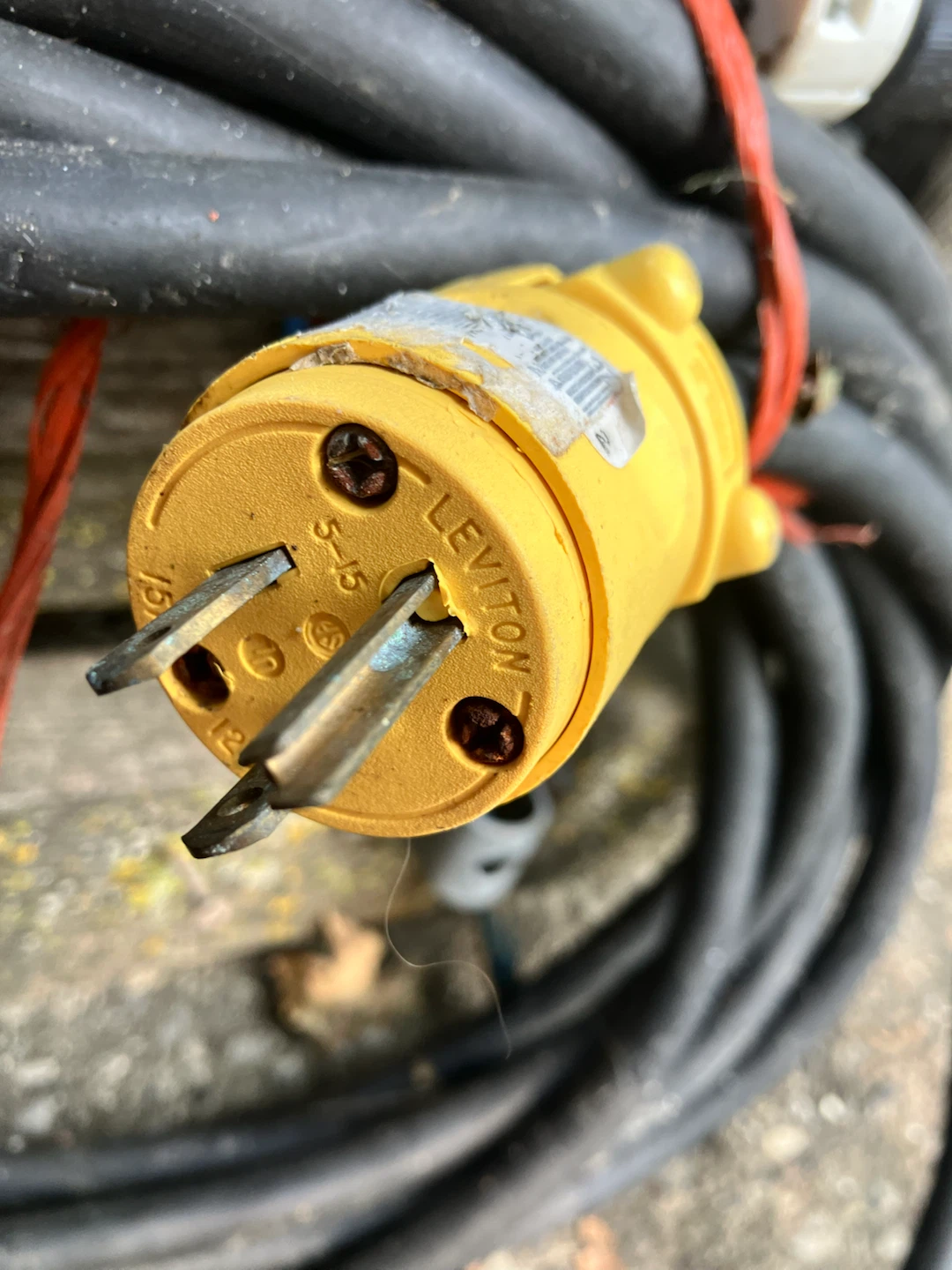 Leviton Extension Cord and Red Wire - photo 3