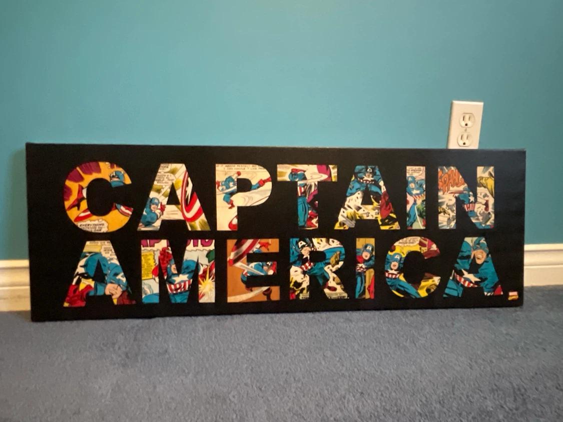 Captain America Wall Decor