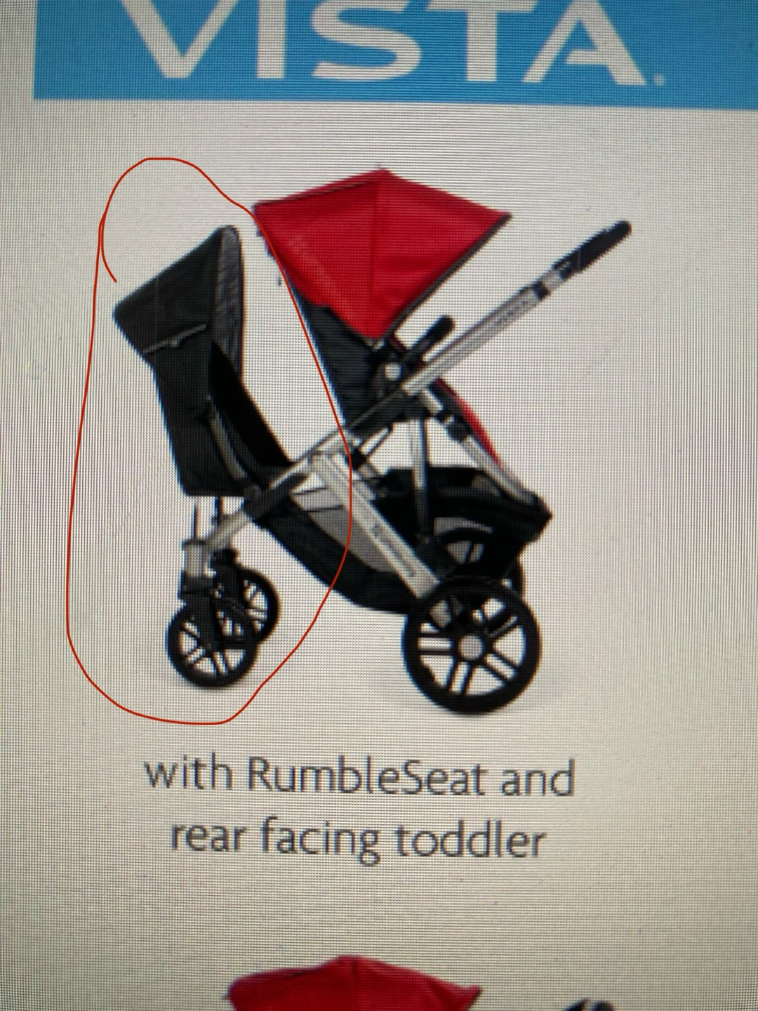 UPPAbaby Vista RumbleSeat