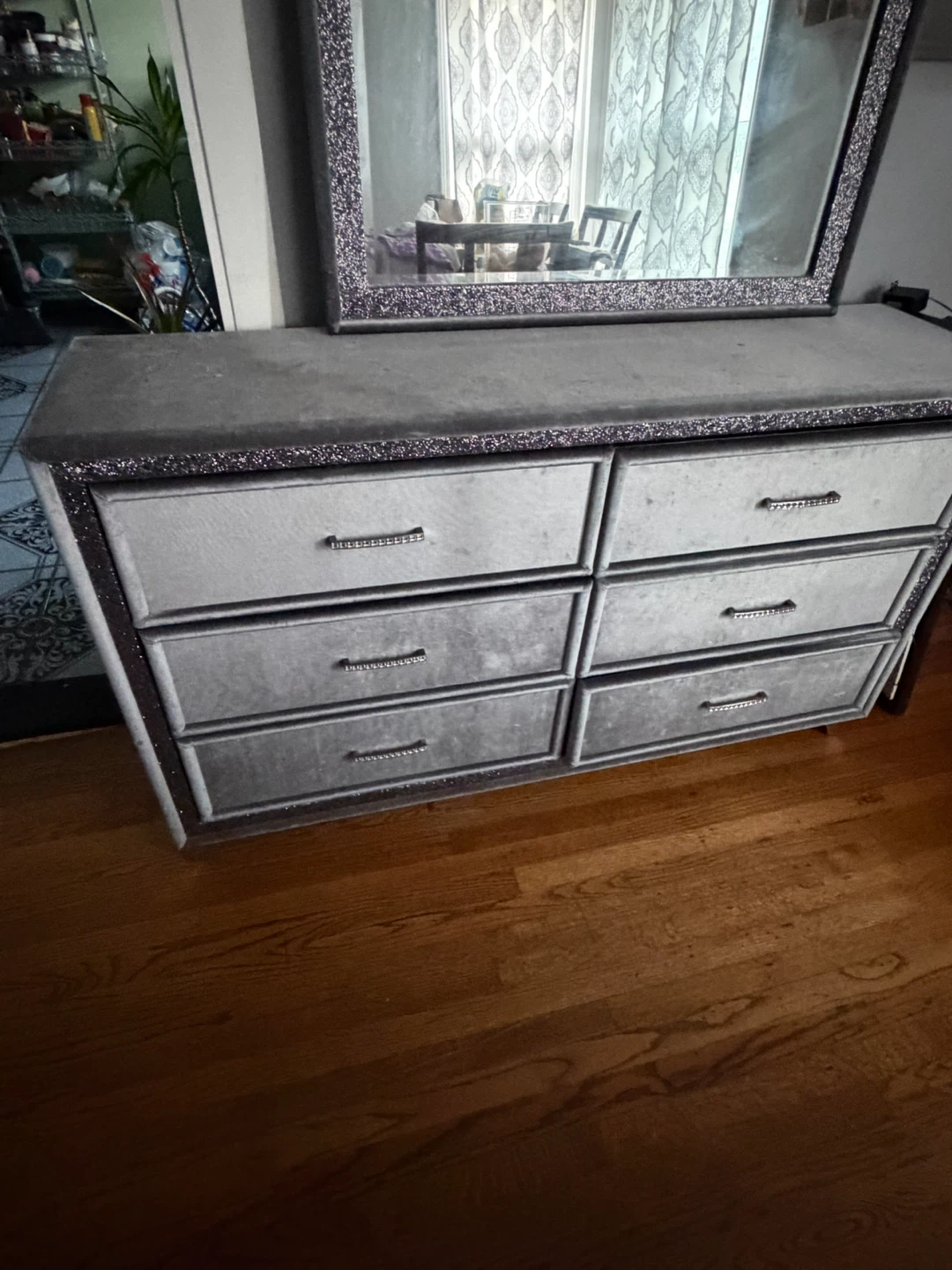 Gray Dresser with Mirror - photo 2