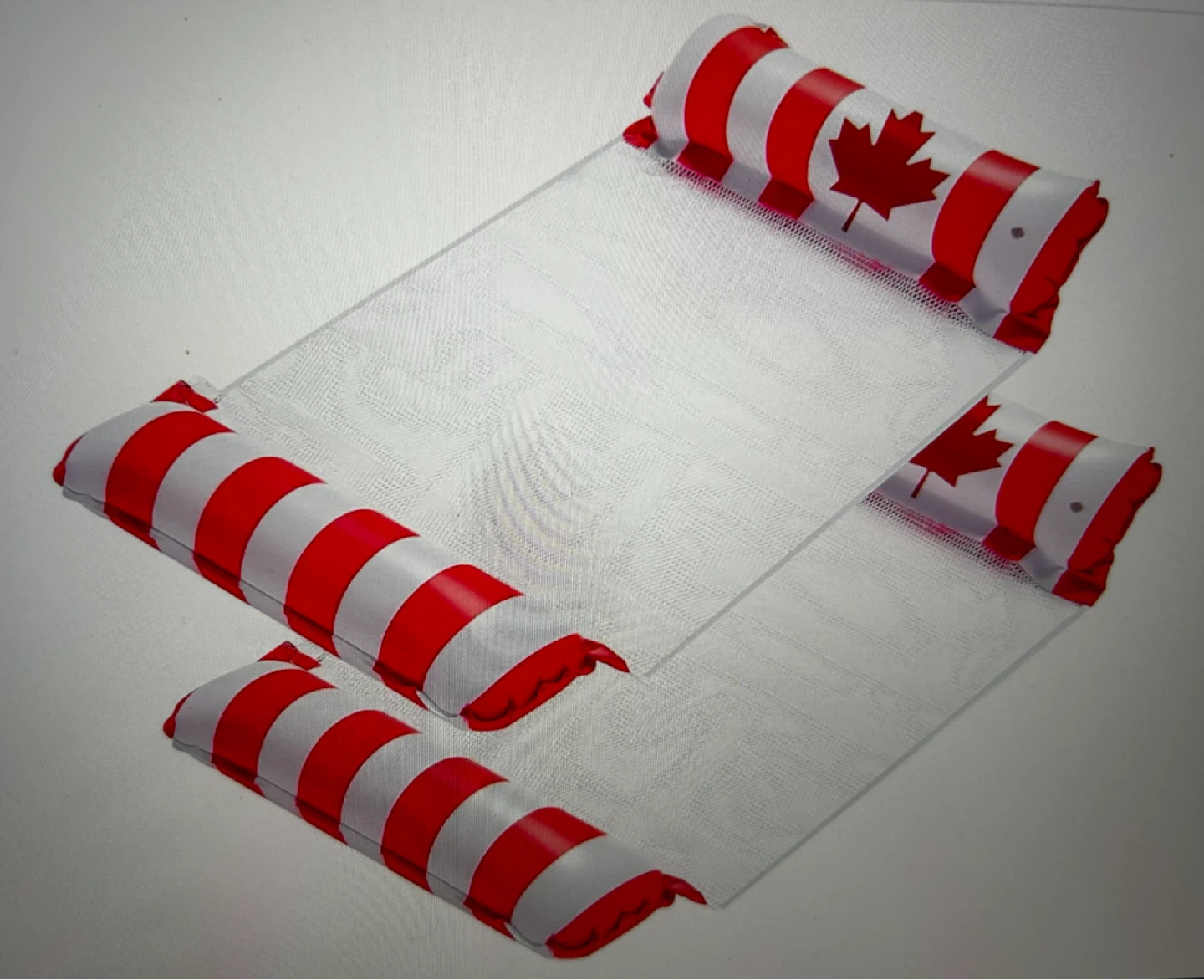 Inflatable Pool Floats - Canada Flag Design (2 Pack)