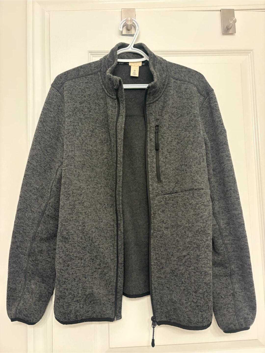 Men's Gray Fleece Jacket