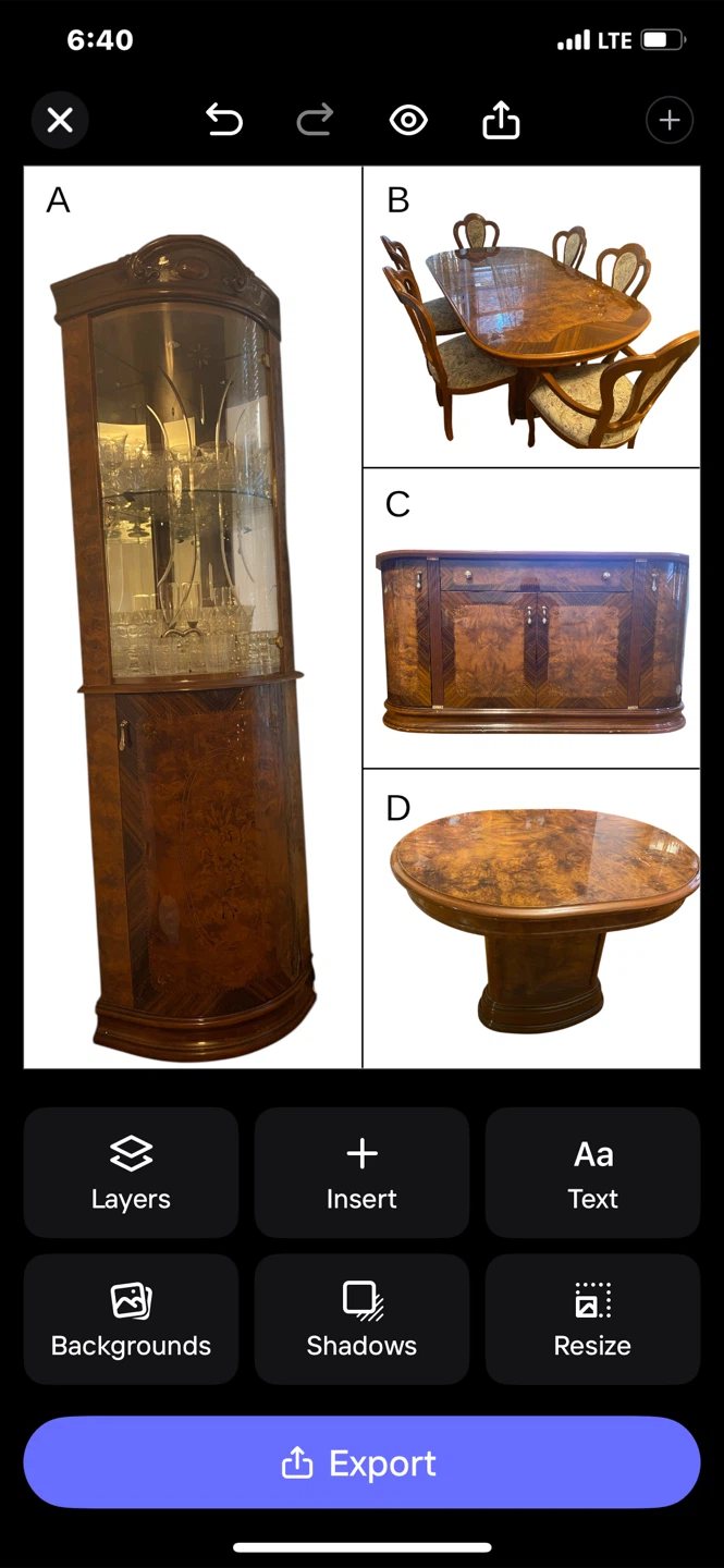 Vintage  Dining Set