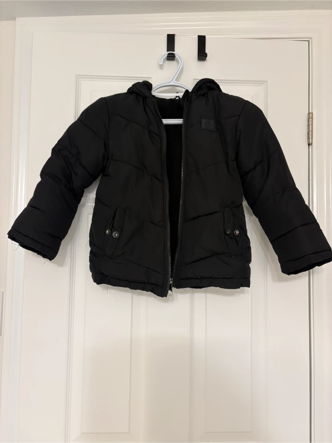 Boys Black Puffer Jacket