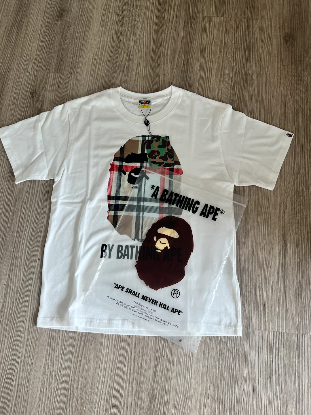 Burbery X bape T-shirt